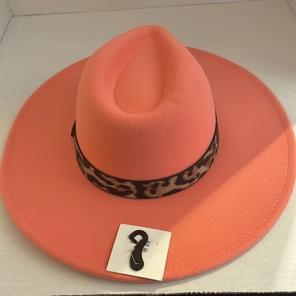 Orange Fendora Hat NEW - Picture 2 of 11